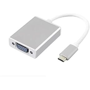 LIWEARE USB C to VGA Adapter, Thunderbolt 3 to VGA Adapter, Type C 3.1 Plug to VGA Female Adapter, Compatible with MacBook Pro 2019/2020/2021, MacBook Air, Galaxy