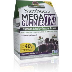 Nature'S Answer Sambucus Mega Gummies 7x (30 Gummies)