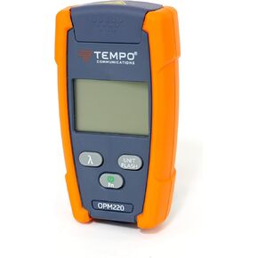 مقياس الطاقة الضوئية القياسي من الألياف TEMPO OPM210 مع محدد موقع الخطأ البصري | OPM مع جهاز اختبار الألياف الضوئية VFL | 270 هرتز، 1 كيلو هرتز، 2 كيلو هرتز؛ -70 إلى +10 ديسيبل؛ 850/1300/1310/1490/1550/1625 نانومتر in Kuwait