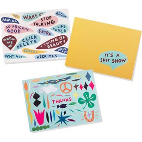 Fringe Studio Note Card Set, Sh*t Show" 12 Count (921911)