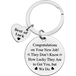 Coworker Leaving Gifts for Colleague Work Friend New Job Gifts Keychain Colleague Farewell Gifts Going Away Gifts Goodbye Gifts for Coworker Good Luck Gifts
