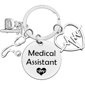 Medical Assistant Gifts Medical Assistant Keychain MA Medical Assistant Graduation Gifts MA Student Gift Medical Assistant Appreciation Gifts Christmas Birthday Gift