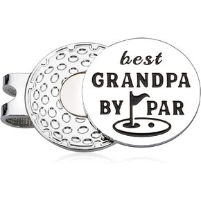 Father Gifts Golf Ball Marker with Magnetic Hat Clip for Dad Men Golf Gifts for Dad Grandpa Daddy Papa for Fathers Day Golf Gifts Birthday from Daughter Son to Husband from Wife