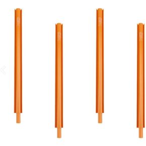 BSeal Bag Sealer - Keep Food Crisp & Fresh Longer | Food Saver | Bag Clips | Deep Pumpkin | Pack of 4