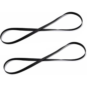Alnicov 2PCS Turntable Belt Replacement Fold Length 270MM for Retro Vinyl Record Player Fit for All Kinds of Belt-Driven Turntables