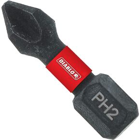 Diablo by Freud Diablo DPH21P25 1 in. #2 Phillips Drive Bits (25-Pack)