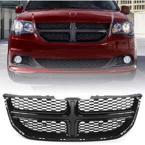 for Dodge Grand Caravan Grille 2011-2020 Front Upper Bumper Grille Replacement Chrome 68088969AC CH1200342