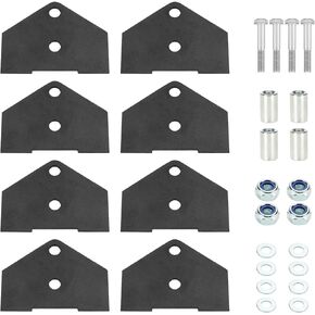 AEagle Front & Rear 2" Leveling lift kit for UTV Polaris Ranger RZR 800,2012-2014 RZR 4 800, Suspension Rise Mount Brackets