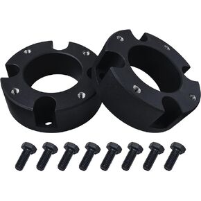 BDFHYK 3.0 inch Front Leveling Lift Kit Lift Strut Spacers Compatible with 2007-2021 Toyota Tundra 2WD /4WD, 2007-2021 Toyota Sequoia 2WD/4WD