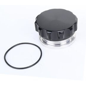 AC PERFORMANCE 2" (50.8mm) Aluminium Alloy Weld on Bung Filler Neck Oil Fuel Water Tank with Cap AN32 Male Thread Natural Reservoir Cap
