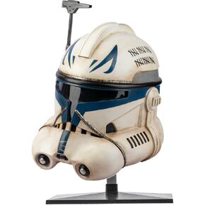 Evere Clone Helmet Deluxe Commander Full Head Helmet for Cosplay Props Halloween Collectible Home Decoration (Rex)