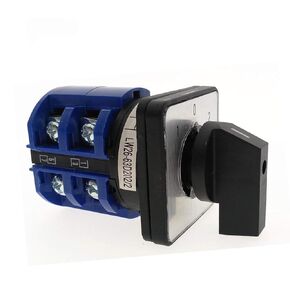 YXQ Cam Changeover Switch، 660V Ui 32A Ith 1-0-2 3 موضع 12 محطة مفتاح دوار مع مسامير