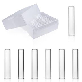 PEKYBIO Vial Insert, 5x31mm Clear Glass Insert Flat Base, Volume 250ul, Pack of 100
