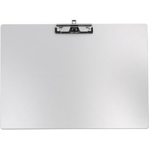 Horizontal Aluminum Clipboard,11x17 Inches Metal Clipboards with Pen Holder,Extra Large Construction Clipboard,304 Stainless Steel Low Profile Clip