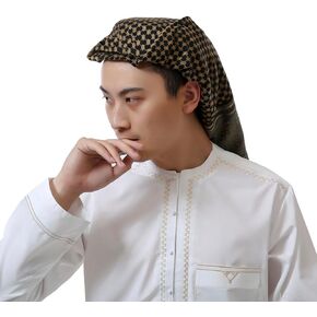وشاح الرأس العربي للرجال في الشرق الأوسط صحراوي شماغ لف غطاء الرأس العربي الإسلامي