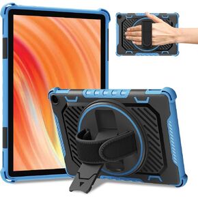 حافظة ROISKIN 360 بحزام يد بمسند لإصدار 2023 حافظة كمبيوتر لوحي Fire HD 10 (تناسب الجيل الثالث عشر، لا تناسب الجيل الحادي عشر/التاسع/السابع) أيضًا لهاتف Sony Nokia iPhone بطبقة مزدوجة مقاومة للصدمات in Kuwait