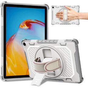 ROISKIN Case for 2023 Release Fire HD 10 Tablet Case with 360 Kickstand Hand Strap (Fit 13th Generation,Not fit 11th/9th/7th Gen) Also for 10in Sony Nokia iPhone Case