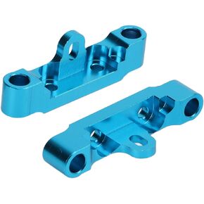 Lower Suspension Arm Mount, 2Pcs Aluminum Alloy 1/10 RC Car Upgrade Parts Compatible for Tamiya TT02