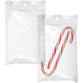 APQ Plastic Zip Bags for Packaging 6 x 9, Pack of 100 Sealable Cookie Bags for Homemade Cookie with Hand Hole, 2 Mil Polyethylene Jewelry Bags for Packaging, Waterproof Package Bags for Small Business