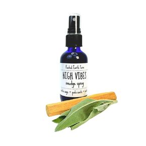 High Vibes Smudging Spray - 2 fl oz - Palo Santo White Sage Cedar Smudge Mist