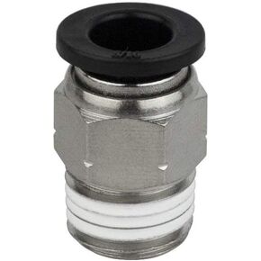 PneumaticPlus PC-5/16-N2 Push to Connect Tube Fitting, Male Straight - 5/16" Tube OD x 1/4" NPT Thread (Pack of 10)