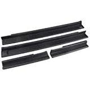 واقيات عتبة الباب من Winunite متوافقة مع 2007-2018 Jeep Wrangler JK Unlimited JKU 4 أبواب أمامية وخلفية عتبة الباب غطاء حماية لوحة جرجر حارس دخول أسود in Kuwait