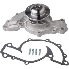 AUQDD AW5075 Professional Water Pump Kit With Gasket Fit For (Engine 3.8L V6 Only) Bu-ick Allure Lacrosse Lesabre Lucerne Regal Riviera [ Chevy Impala Lumina ] Olds 88 Intrigue/Pontiac Bonneville