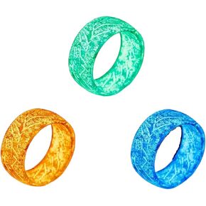 Venus Orb Ring for Women,Glow In The Dark Luminous Resin Acrylic Rings For Teen Girls Men,Aesthetic Cool Trendy Dainty Jewelry