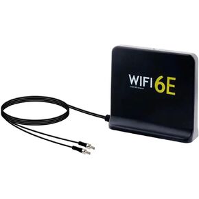 12dBi WiFi Antenna 6E Tri-Band TS9 Antenna for Enhanced 2.4GHz 5G and 5.8G Signals with 6FT Extension Cable Connector Magnetic Base Compatible with Nighthawk m6