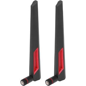 2Pcs WiFi Antenna 12dbi 2.4G 5.8G High Gain with RP SMA Male Connector for Wireless Network Router/Access Point/USB Adapter/PCI Adapter/IP Camera WiFi Range Extender