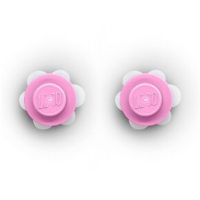 Flower Brick Studs Earrings by Redo-Bricks | Little Flower Collection | Limited Edition | Cute Comfortable and Durable for Girls and Women any age (White-Black)