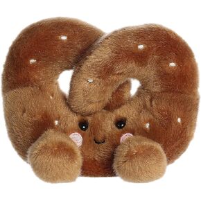 Aurora® Adorable Palm Pals™ Twist Pretzel™ Stuffed Animal - Pocket-Sized Play - Collectable Fun - Brown 5 Inches