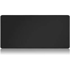 Large Gaming Mouse Mat, Extended Mouse Pad(31.5 x 11.8in), XL Mouse Mat(800x300x2mm) Desk Mat, Anti-Fray Stitched Edges, Non-Slip Rubber Base, Improved Precision and Speed(US-80x30 Black)