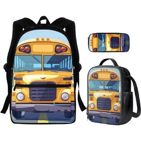 Alpaca School Bags for Girls 4-6 Set Toddler Girl Backpacks for 3 Year Old Elementary Schoolbag with Lunch Box Pencil Case Large Capacity Backpacks with Water Bottle Pocket