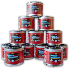 Royal Oak Canned Heat 12 Pack 6 Hour Fuel, Easy Open, Resealable, Non-Drip, for Food, Chafing Dishes, Buffet Burners, Parties, Weddings, BBQs, Small, Red (12 Count)