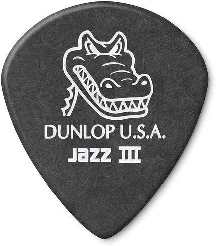 Dunlop Jazz III Grip Black Guitar Picks in Saudi Arabia