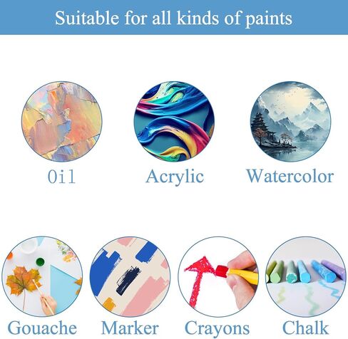 24PCS 5x7 Inch Black Canvas Panels, Small Canvas Boards for Painting, Drawing & Art Supplies, Blank Canvases for Oil Acrylic Watercolor Paint in Kuwait