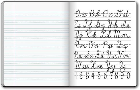 iScholar Grade 3 Primary Composition Book, 7.5 x 9.75 Inches, 80 Sheets, Skip Line Ruling, Blue Marble (10030) in Saudi Arabia