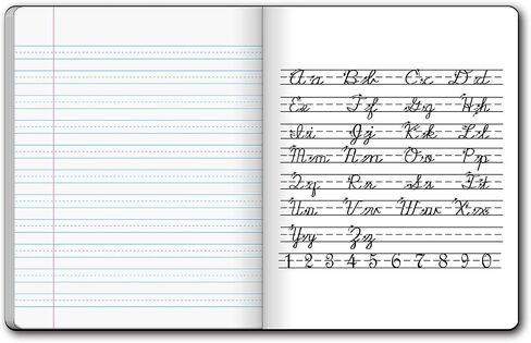 iScholar Grade 3 Primary Composition Book, 7.5 x 9.75 Inches, 80 Sheets, Skip Line Ruling, Blue Marble (10030) in Saudi Arabia