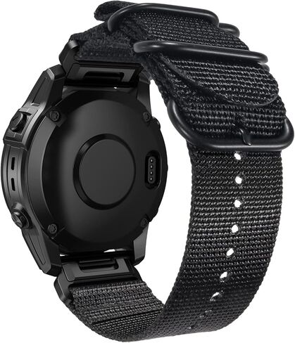 لـ Garmin Fenix ​​5 Plus/5، Fenix ​​6 Pro/6، Fenix ​​7، 22 مم نايلون سريع التركيب لساعة بديلة Forerunner 945، Instinct، Approach S60 in Kuwait
