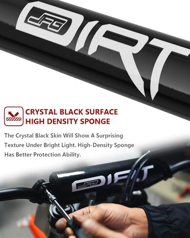 طقم مقود الدراجة الترابية للأطفال 7/8 بوصة 22 مم لـ 49-144cc XR CRF KLX TRX YFM TaoTao ومعظم الدراجات النارية الصينية ATV، أسود in Kuwait