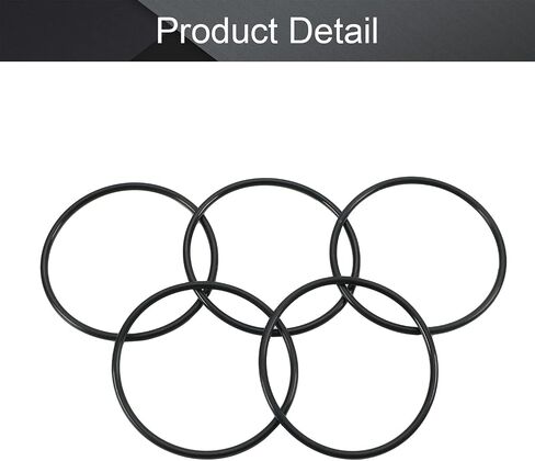Othmro Nitrile Rubber O-Rings 70mm OD 64mm ID 3.1mm Width, Metric Buna-N Sealing Gasket, Pack of 5 in Saudi Arabia