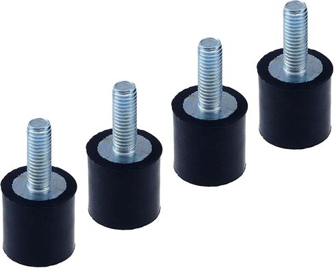 Male Female Rubber Mounts Shock Absorber Anti Vibration Isolator Mounts M5×15mm, 15×15mm, 4PCS in Kuwait