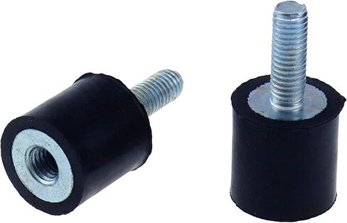 Male Female Rubber Mounts Shock Absorber Anti Vibration Isolator Mounts M5×15mm, 15×15mm, 4PCS in Kuwait