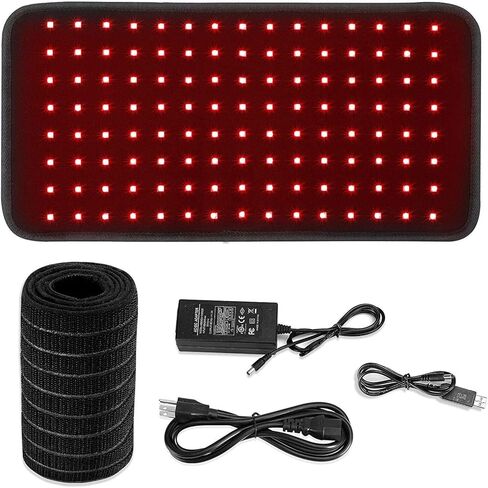 2021 New 25W 660nm LED Red Light and 850nm Near Infrared Light Therapy Devices Large Pads Wearable Wrap for Pain Relief Deep Penetrating Pain Treatment for Human & Animals in Kuwait