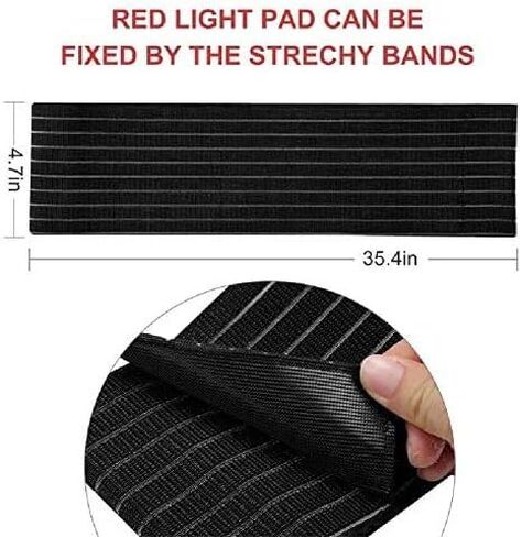 2021 New 25W 660nm LED Red Light and 850nm Near Infrared Light Therapy Devices Large Pads Wearable Wrap for Pain Relief Deep Penetrating Pain Treatment for Human & Animals in Kuwait