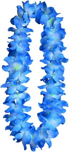 6pcs Thickened Hawaiian Leis for Hula Dance Luau Party, Floral Necklace Leis for Party Supplies Favors Celebrations and Decorations in Saudi Arabia