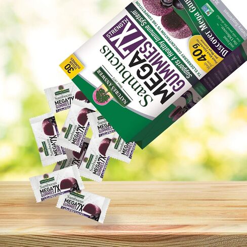 Nature's Answer Sambucus Mega Gummies 7x (30 علكة) in Saudi Arabia