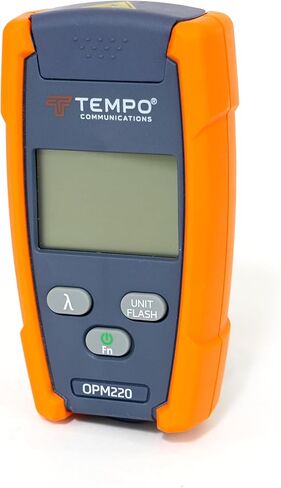 مقياس الطاقة الضوئية القياسي من الألياف TEMPO OPM210 مع محدد موقع الخطأ البصري | OPM مع جهاز اختبار الألياف الضوئية VFL | 270 هرتز، 1 كيلو هرتز، 2 كيلو هرتز؛ -70 إلى +10 ديسيبل؛ 850/1300/1310/1490/1550/1625 نانومتر in Saudi Arabia