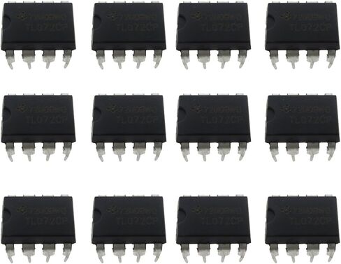 12PCS TL072 TL072CP DIP-8 Dual Low-Noise General-Purpose Operational Amplifier in Kuwait